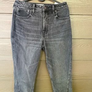 Abercrombie mom jeans, tapered leg